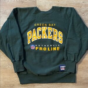 Vintage Champion Packers Green Crewneck Sweatshirt
